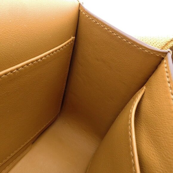 HERMES Geta Chevre Myzore Goatskin Camel - Picture 10 of 15